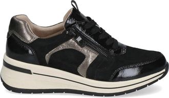 Caprice Schoenen, Heren, Zwart, 39 EU, Leer, Sneakers