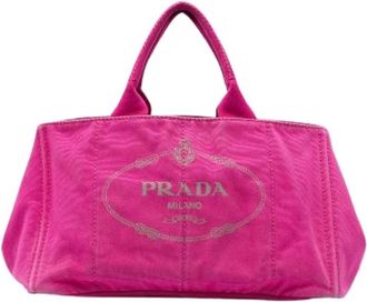 Prada Pre-owned Canvas prada-bags - Dames - Vintage Shopper - Roze - ONE Size - Vintage