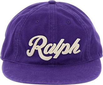 Polo Ralph Lauren De Ralph Logo Twill Ball Cap - Heren - Petten - Paars - ONE Size - Katoen - Accessoires