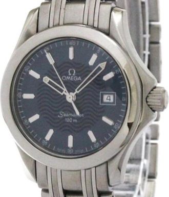 Omega Pre-owned Watches, female, Blue, Size: ONE SIZE Pre-owned Vintage Watch