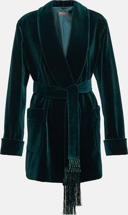 Loro Piana Raniya cotton velvet blazer