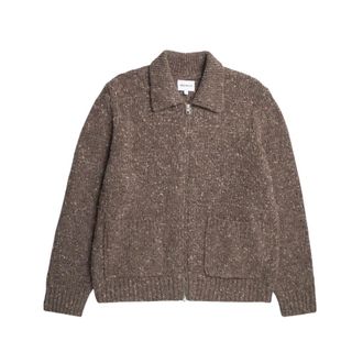 Norse Projects Cardigans, male, Brown, M, Erik Donegal Diamond Jacket