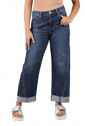 Pistola Denim Kacey Mid Rise Cuffed Boyfriend Jeans In Cultivate