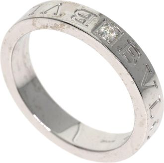 Bulgari White Gold (18K) Band Ring (Pre-Owned)