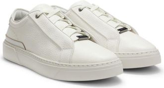 BOSS Gary trainers in grained leather