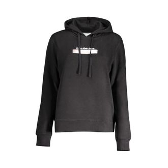 Calvin Klein Cotton Sweater - Dames - Hoodies - Zwart - XL - Katoen - Hoodies & sweatvesten