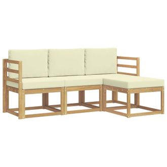 vidaXL Conjunto De Sof&aacute;s De Exterior 4 Pcs Vidaxl