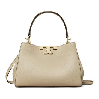 Tory Burch Tassen, Dames, Beige, ONE Size, Leer, Eleanor Soft Mini Satchel