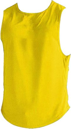 Generic Men Sleeveless Tshirts | Summer Athletic Vests | Mens Crew Neck Gym Tank Tops | Bodybuilding Muscle Vest | Casual Solid Training Wicking Vest Tee | Li