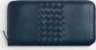Bottega Veneta Portafoglio Intrecciato Piccolo Con Zip - Bottega Veneta