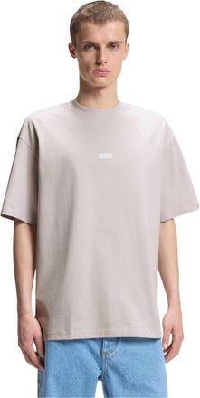 HUGO BOSS Heren Nalono Katoenen T-Shirt (Paars)
