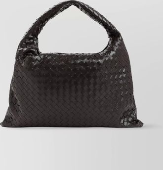Bottega Veneta hop large leather shoulder bag