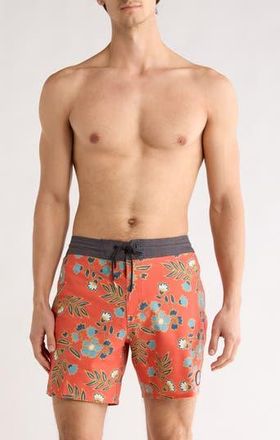 Volcom Psyche Swim Trunks in Chili Red at Nordstrom Rack, Size 36