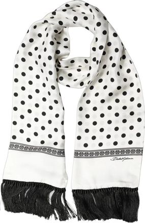 Dolce & Gabbana Sjaal - Dames - Zijden sjaals - Wit - ONE Size - Accessoires