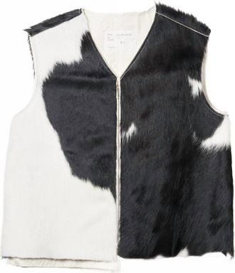 Camiel Fortgens Womens Cow Vest In Black/white