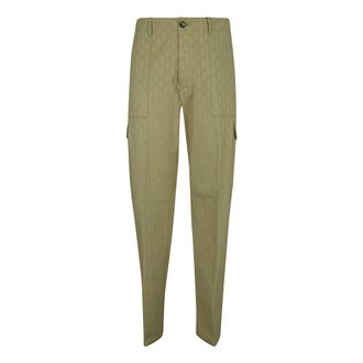 Etro Etro, Straight Trousers, male, Green, Size: XL Straight Trousers