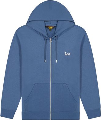 Lee Sweatjacke LEE Lee Sweatjacke Essential Full Zip, Herren, Gr. L, blau, Obermaterial: 80% Baumwolle CO. 20% Polyester Pol. recyc.., Sweatjacken Sweatja