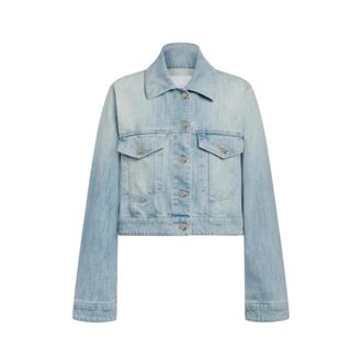 Dondup Denim Jackets, female, Blue, Size: XS Five-Pocket Denim Jacket