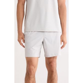 90 Degree by Reflex Madras Power 7-Inch Shorts in Lunar Dust at Nordstrom Rack, Size Xx-Large