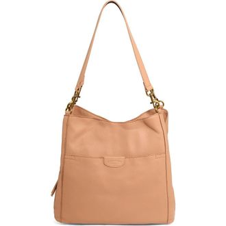 American Leather Co. Austin Leather Bucket Bag in Nutmeg Smooth at Nordstrom Rack