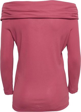 Moschino Canotta con scollo drappeggiato - Rosa