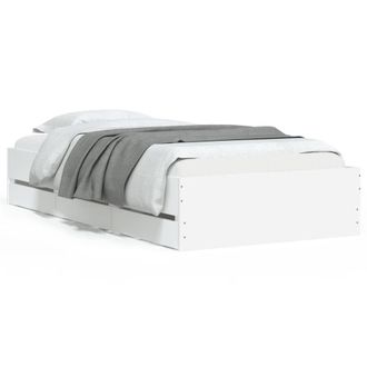 Berkfield Home Bed Frame with Drawers without Mattress White 100x200 cm