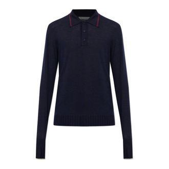 Balenciaga Heren, Truien, Blauw, Maat: M Wol