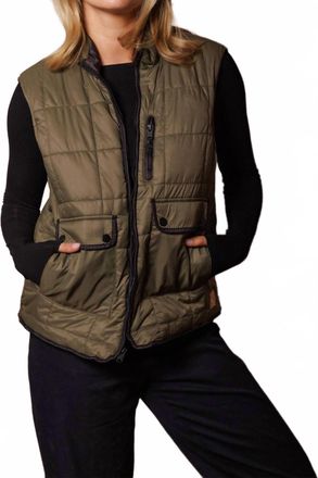 Iron And Resin Womens Paogo Vest In Olive