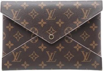 Louis Vuitton Pre-owned Clutches, female, Brown, Size: ONE SIZE Pre-owned Kirigami