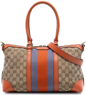 Gucci Pre-owned Gucci GG Canvas Web Satchel Ladies 257341 527066
