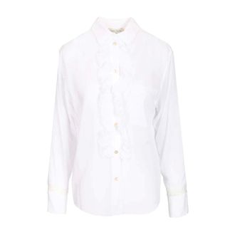 Forte_Forte Shirt With Rouches - female - Forte Forte - Shirts - White - L - Blouses & Shirts
