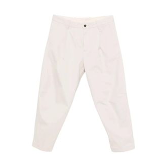 Nine In The Morning Straight Trousers, male, White, Size: 2XL Giulio Trousers