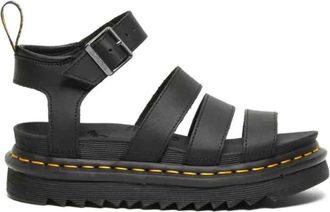 Dr. Martens Schoenen, Dames, Zwart, 39 EU, Leer, Blaire Sandalen