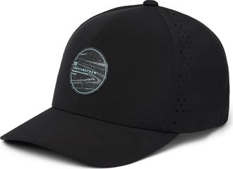 Travis Mathew Long Journey Snapback Baseball Cap in Black at Nordstrom