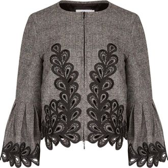 Anne Fontaine Ange Jackets in Grey at Nordstrom, Size 44 Eu