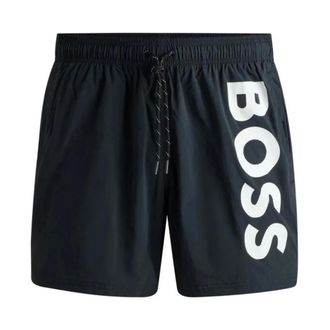 HUGO BOSS Badmode, Heren, Zwart, S, Zwemshorts