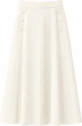 2-Biz 1042 New Kitt Midi Rok - Dames - Midirokken - Wit - L - Rokken