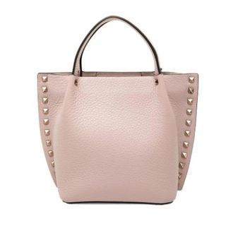 Valentino Vintage, unisex, Roze, ONE Size, Leer, Pre-owned Studded Satchel