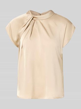 Neo Noir Neo Noir Blusenshirt mit Stehkragen in Sand, Gr&ouml;&szlig;e 34