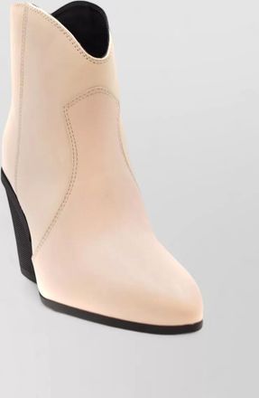 Hogan leather ankle boots