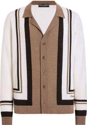 Dolce & Gabbana colourblock shirt - White