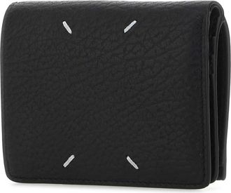 Maison Margiela Womens Leather Wallet Black
