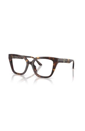 Emporio Armani 52mm Cat Eye optical glasses in Tortoise at Nordstrom
