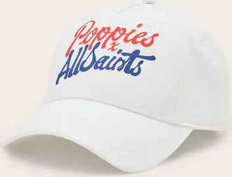 AllSaints AllSaints X Poppies Mens Baseball Cap, Size: One Size