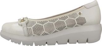 Stonefly Plume 27 Ballet Shoe - Dames - Sleehakken - Wit - 39 EU - Leer - Schoenen