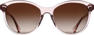 Ralph Lauren Ralph by Lauren Round Womens Shiny Transparent Pink Gradient Brown RA5336U - One Size