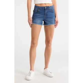 Vigoss Seam Detail Cutoff Shorts in Dark Wash at Nordstrom Rack, Size 29