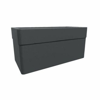 Eda Eda-plastiques Carel Jardinera Gris Antracita 63 Litros