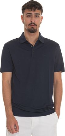 BOSS Polo manica corta Press55 Blu BOSS Uomo