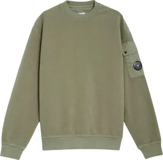 C.P. Company Crew Neck Sweatshirt - Heren - Sweatshirts - Groen - XL - Katoen - Hoodies & sweatvesten